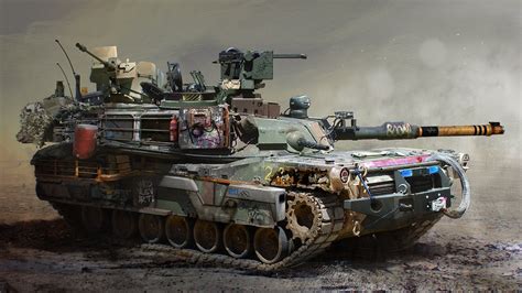 Post Apocalyptic Tank : conceptart