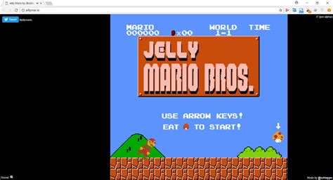 Play Super Jelly Mario As Web Browser Game, Here's How | Redmond Pie