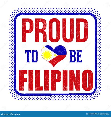 Proud To Be Filipino Sign Or Stamp Vector Illustration | CartoonDealer.com #187306946