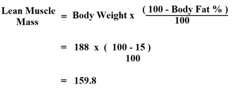 How to Calculate Lean Muscle Mass.