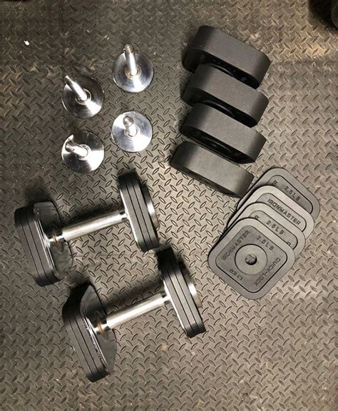 Ironmaster Adjustable Dumbbell Set (54.4kg/120lbs) | in Bridgend | Gumtree