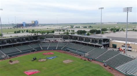 VIDEO: See Legends Field in Kansas City, Kansas from the sky