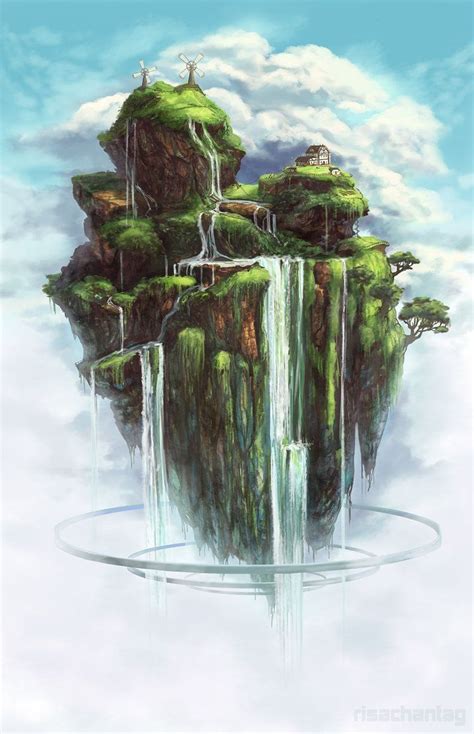 Waterfall Island by Risachantag on deviantART @@@@@..........http://es ...