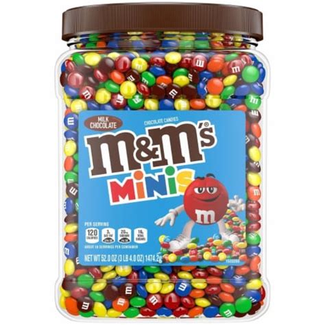 M&M’S Minis Milk Chocolate Candy Resealable Bulk Jar (52 Ounce), 52 oz - Fred Meyer