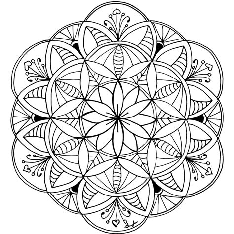 Downloadable Mandala Coloring Pages