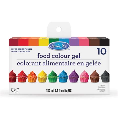 Satin Ice® Food Color Gel, 10ct. | Michaels