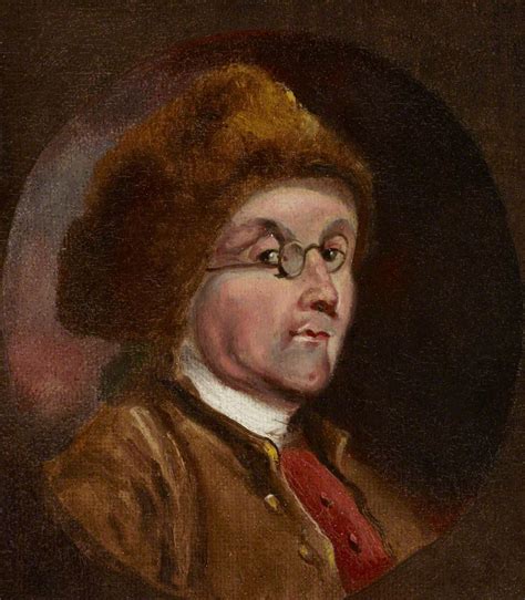 Benjamin Franklin (1706–1790), Wearing a Fur Hat and Glasses | Art UK