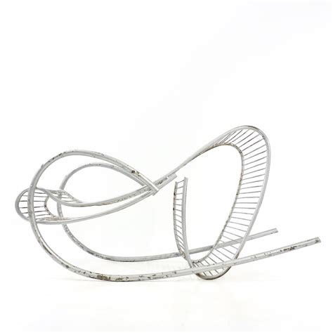 French Metal Lounge Chair, 1950 | #212678
