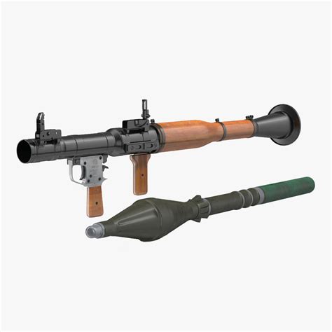 rpg 7 modeled realistic 3d max