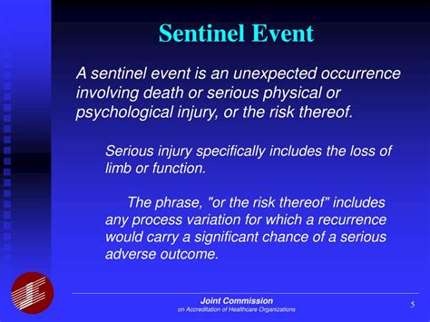 PPT - Medical Errors, Sentinel Events, and Accreditation PowerPoint Presentation - ID:410257