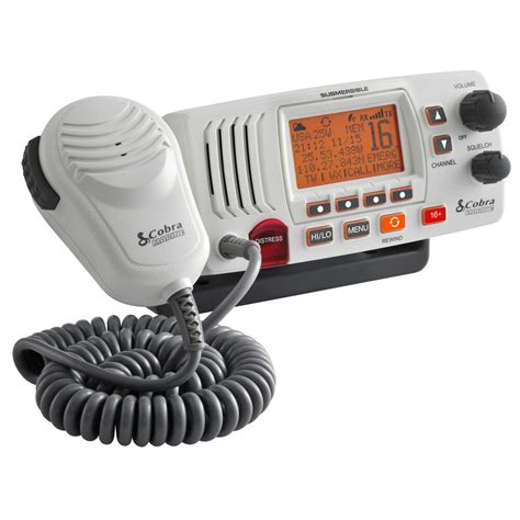 Cobra Marine MR F57 Class-D Fixed-Mount VHF Radio, white | Camping World