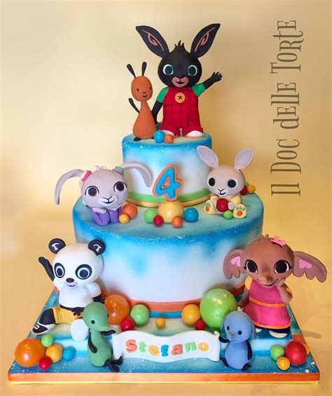 Bing cake | Bing cake, Bing bunny, Bunny birthday cake