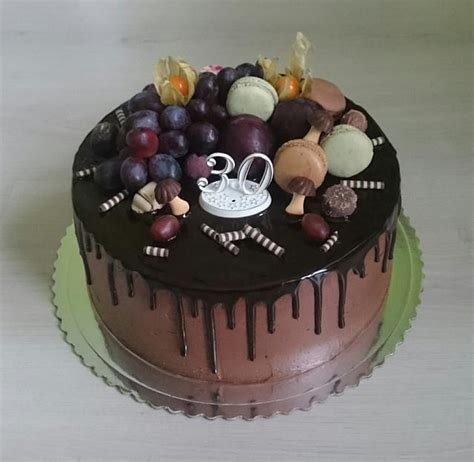 Chocolate cake with fruits - Decorated Cake by AndyCake - CakesDecor