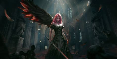 warrior, Fantasy art, Angel Wallpapers HD / Desktop and Mobile Backgrounds