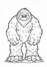 40  Bigfoot Coloring Pages Free Printable PDF JPG PNG & Online sketch template