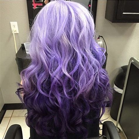 Awesome Ideas Of Purple Hair Ombre Pics | Galhairs