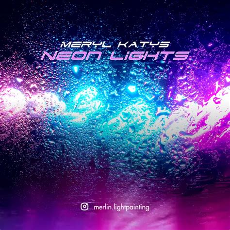 Video Neon Lights Web Album CD Cover Music Template | PosterMyWall