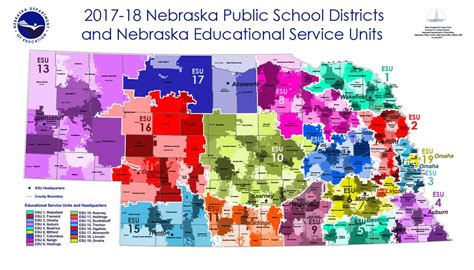 Nebraska School Districts Map - Draw A Topographic Map