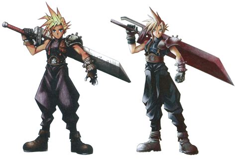 Cloud Early Concept Art - Final Fantasy VII Art Gallery