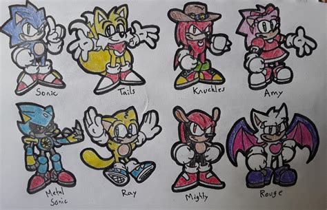 Sonic Characters : r/SonicTheHedgehog