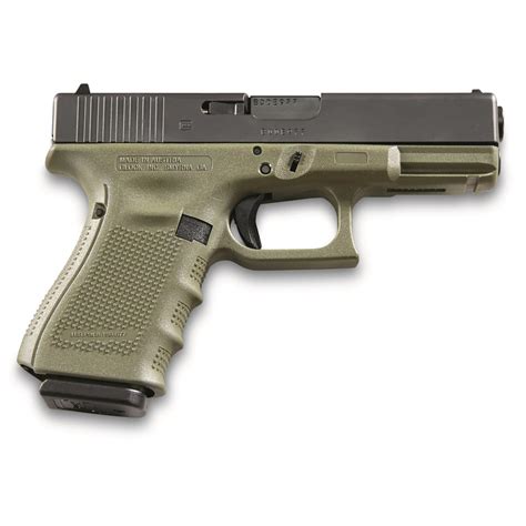 Glock G19 Gen4, Semi-Automatic, 9mm, 4.01" Barrel, 15+1 Rounds - 674438, Semi-Automatic at ...