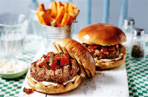 Spicy Burgers Recipe | Sweet Potato Fries | Tesco Real Food