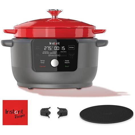 Instant™ Precision 6-quart Dutch Oven, Red Lid | Instant Home