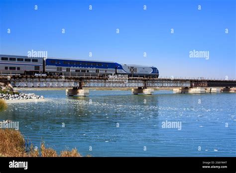 Travel on Amtrak's Surfliner train for beautiful coastal views and scenery Stock Photo - Alamy