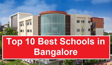 Top 10 Best Schools in Banglore - INFORMATIONS ONLY.COM