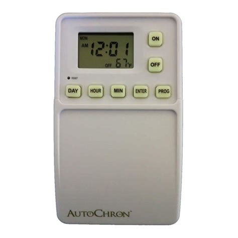 AutoChron Wireless Programmable Wall Switch Timer - White-82000 - The ...