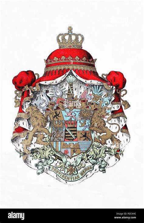 Coat of arms of the kingdom of saxony, Wappen des Königreich Sachsen, digital improved ...