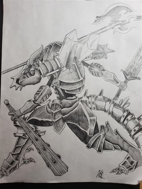 I drew Cocytus! : overlord