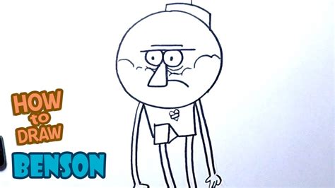 How To Draw Regular Show Benson