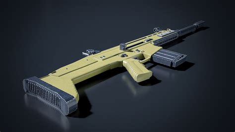 3D Scar Gun 3D Model - 3Ds Max 2018 - TurboSquid 2057102