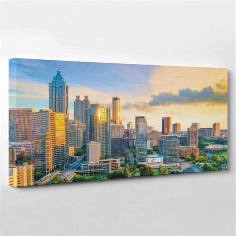 Atlanta, Georgia Skyline Canvas Wall Art – Collection B | 365Canvas