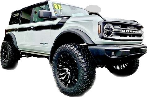 2021-up Ford Bronco Retro Special Decor Style Side Graphics Kit (Below ...