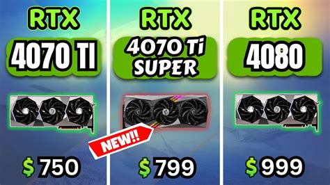 RTX 4070 Ti vs 4070 Ti SUPER vs 4080 | WHO WINS THE SWEETEST SPOT ...