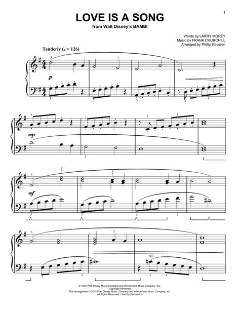 Love Is A Song | Sheet Music Direct