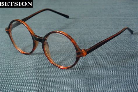 Vintage 43/45/47/50/52/54/58mm Round Eyeglasses frames Wome Men Glasses Eyewear-in Men's Eyewear ...