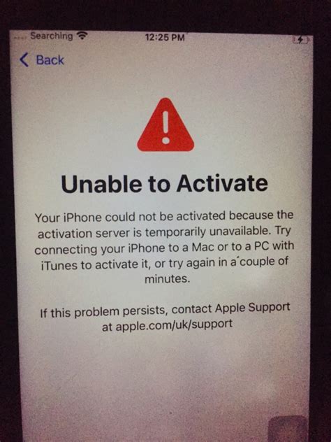 Unable to active Your iPhone could not b… - Apple Community