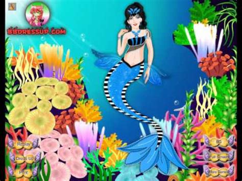 barbie mermaid dress up - YouTube