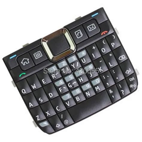 Black New Housing Home Function Main Keypads Keyboards Buttons Cover Case For Nokia E71 , Free ...