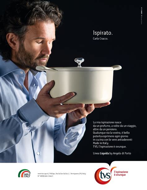 Carlo Cracco [Star of Masterchef Italia] Testimonial of Tvs Spa Linea Liquida by Angelo Di Porto ...