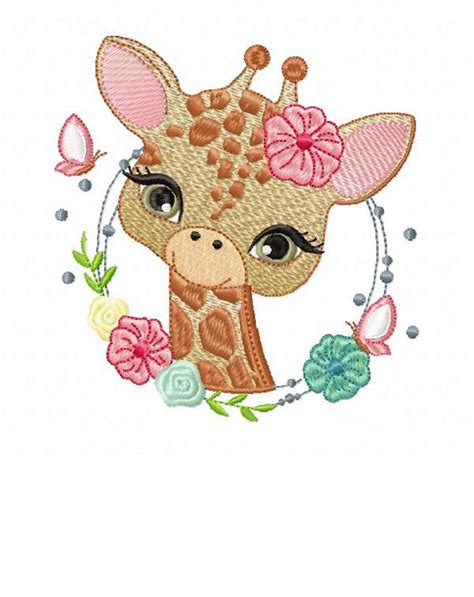 Animals Embroidery Designs Machine Embroidery Pattern - Etsy