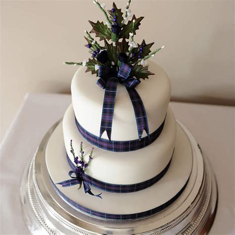 2 Tier Scottish Wedding Cake