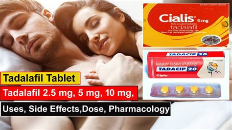 Tadalafil 2.5 mg, 5 mg, 10 mg, Tablet (Cialis) - Tadalafil Uses, side Effects, Dosage - YouTube