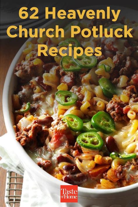 62 Heavenly Church Potluck Recipes | Potluck recipes, Church potluck ...