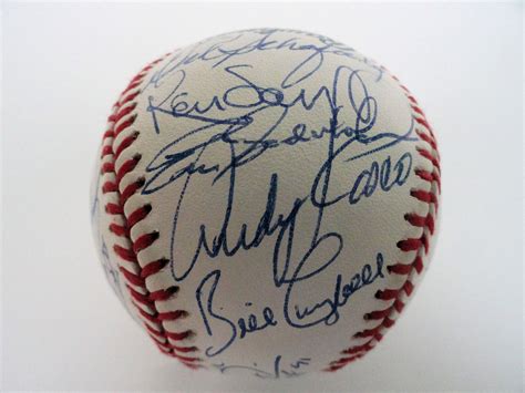 Lot Detail - Autographed Team Signed Baseball w/33 Signatures