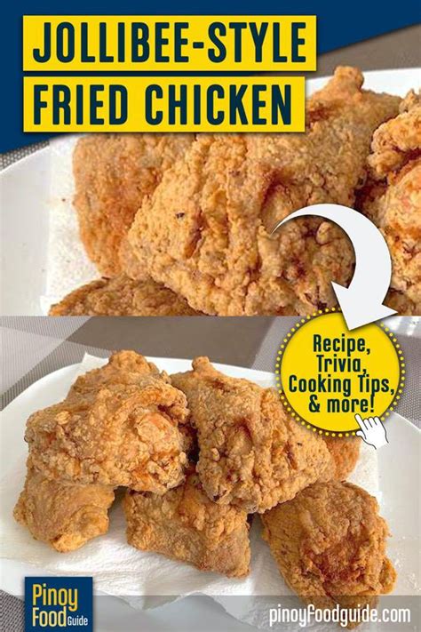 Jollibee Fried Chicken (Chicken Joy) Recipe | Pinoy Food Guide