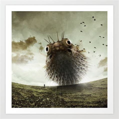 Buy Pufferfish Art Print by cabranegraestudio. Worldwide shipping available at Society6.com ...